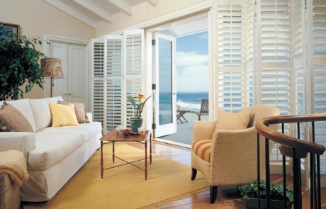 Plantation Shutters for patio doors by a shade above window fashions