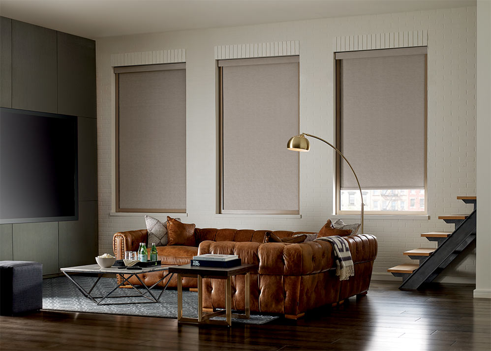 blackout roller shades with side panel by a shade above window fashions