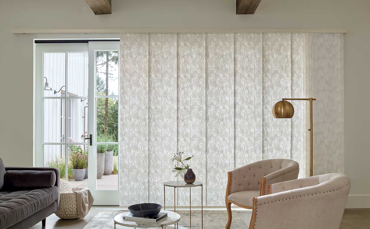 slinding panels window coverings a shade above window fashions