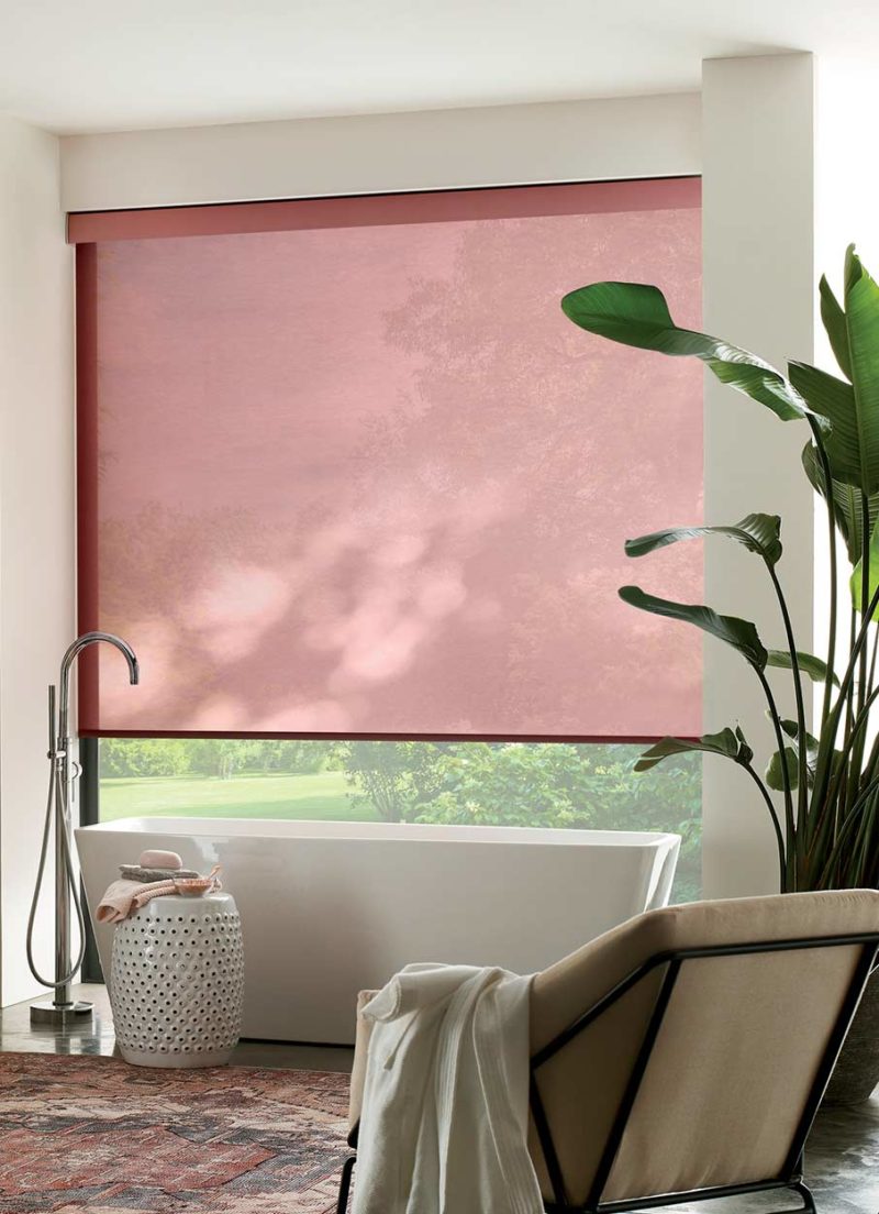 Indoor Roller Shades, Motorized Blinds Blackout Roller Shades