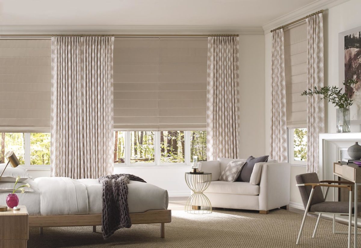 Custom Roman Blinds | Room Darkening Roman Shades